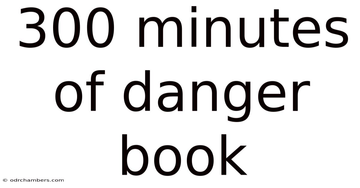300 Minutes Of Danger Book