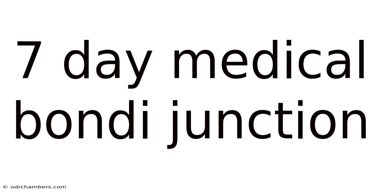 7 Day Medical Bondi Junction
