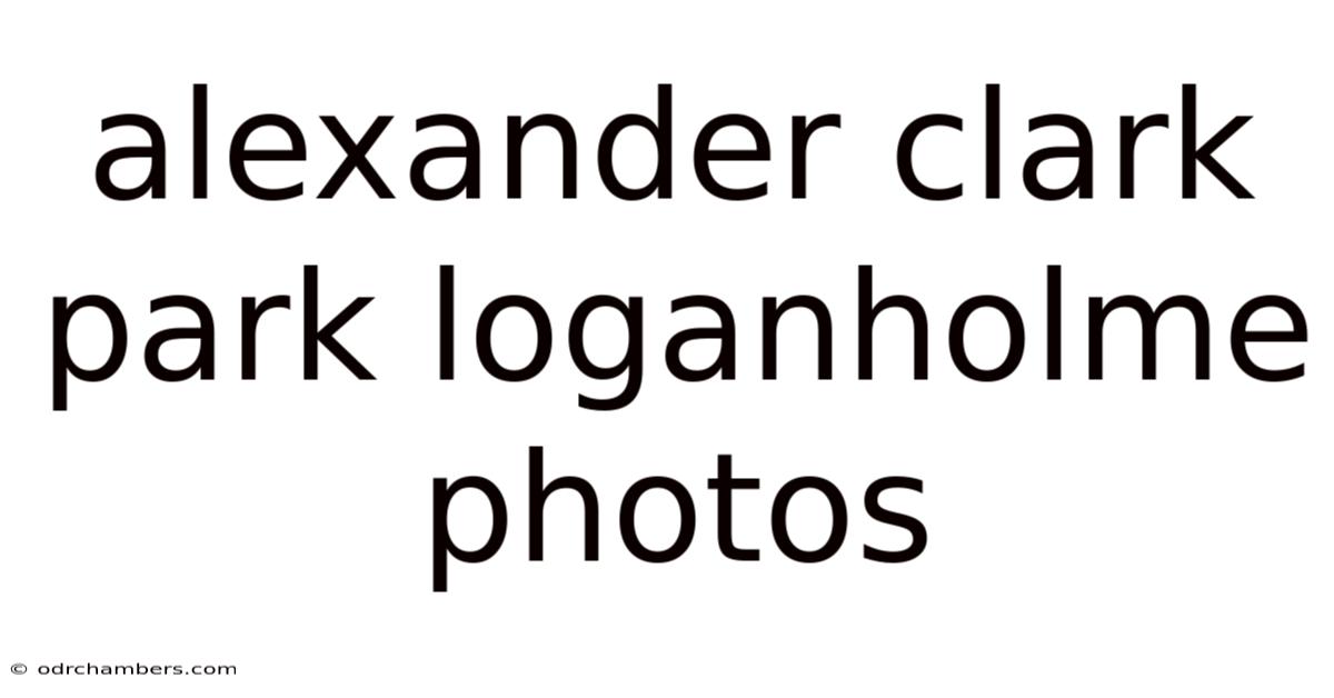 Alexander Clark Park Loganholme Photos