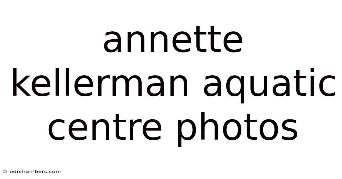 Annette Kellerman Aquatic Centre Photos