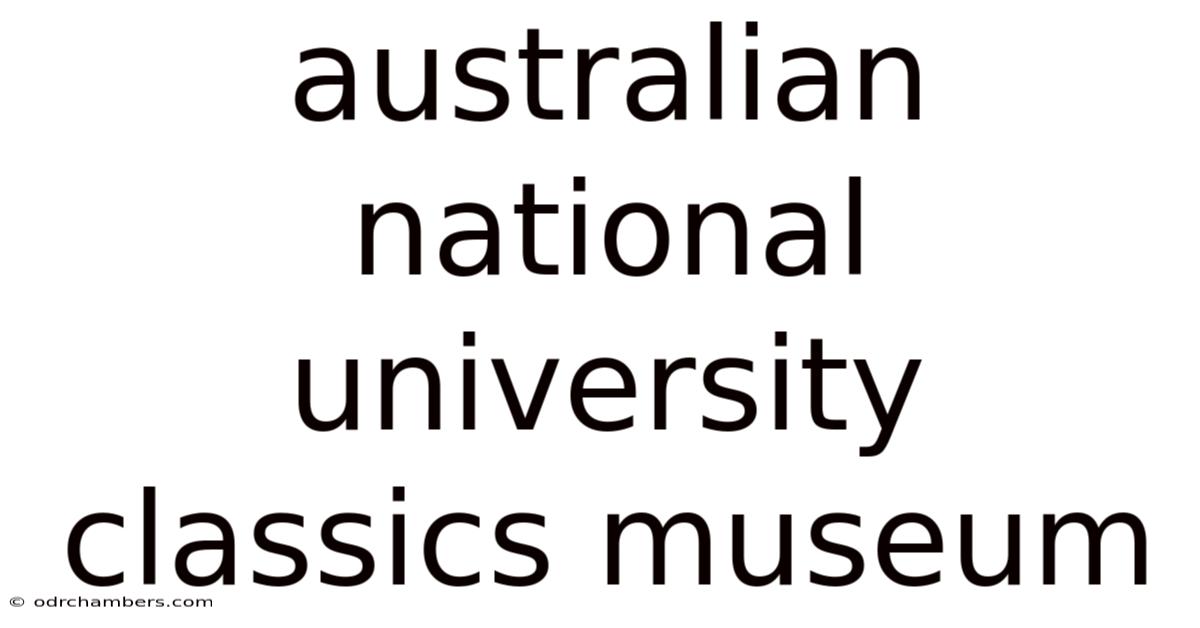 Australian National University Classics Museum