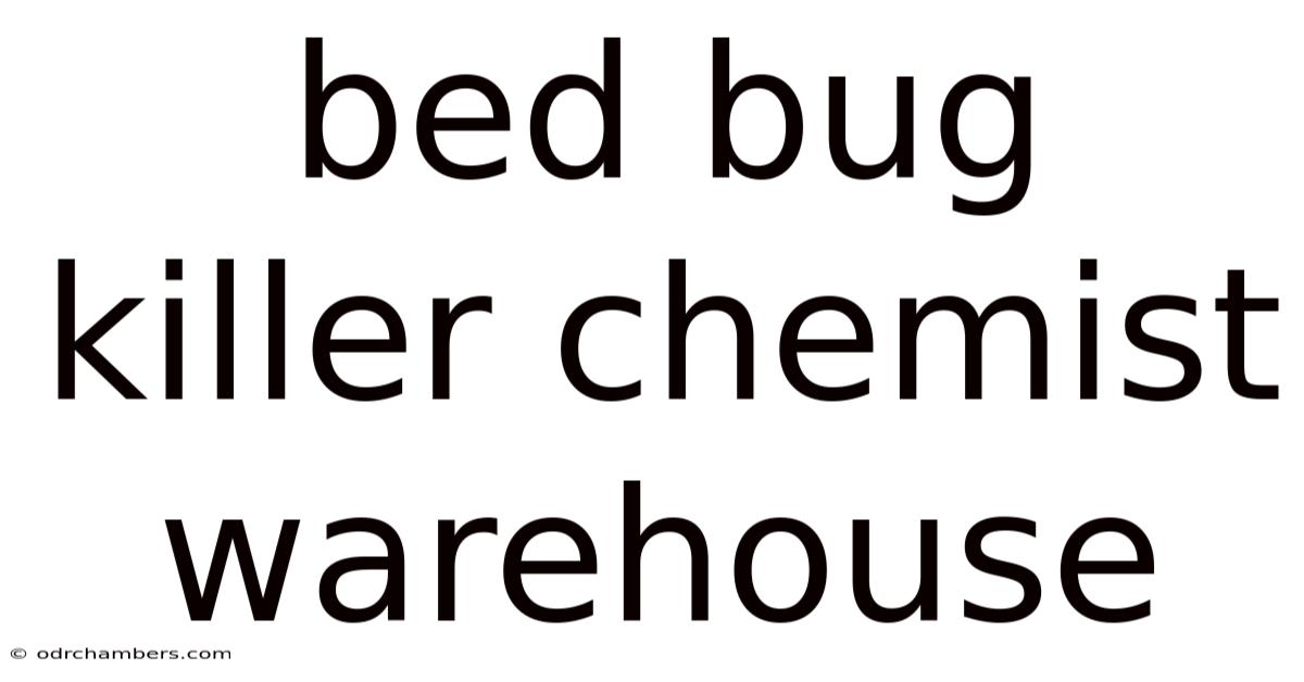 Bed Bug Killer Chemist Warehouse