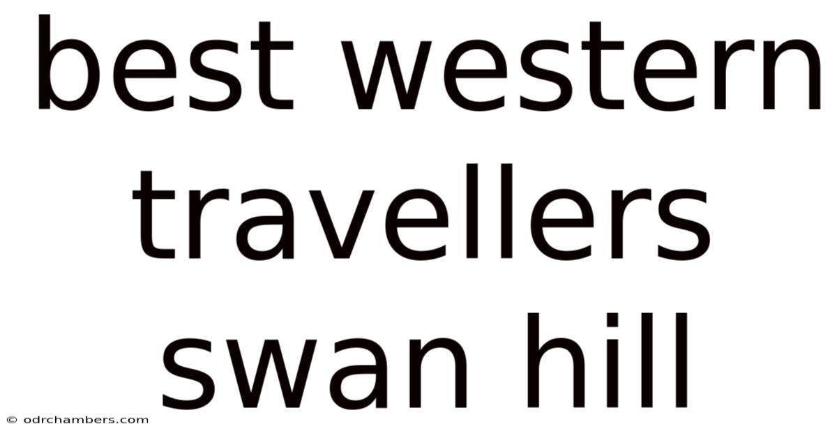 Best Western Travellers Swan Hill