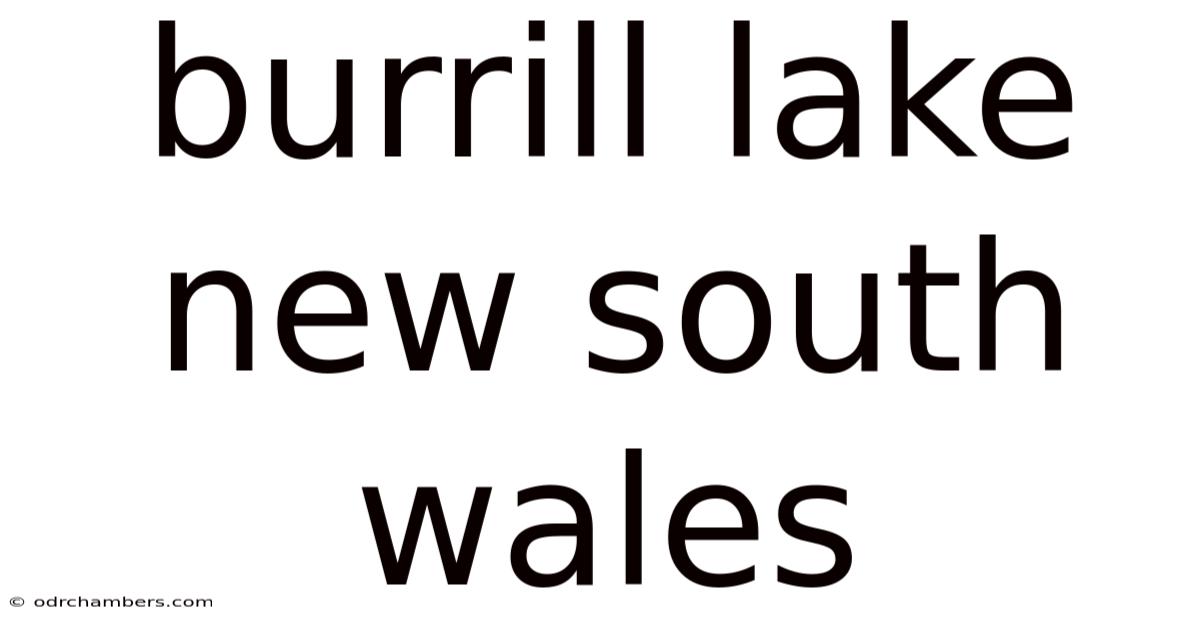 Burrill Lake New South Wales