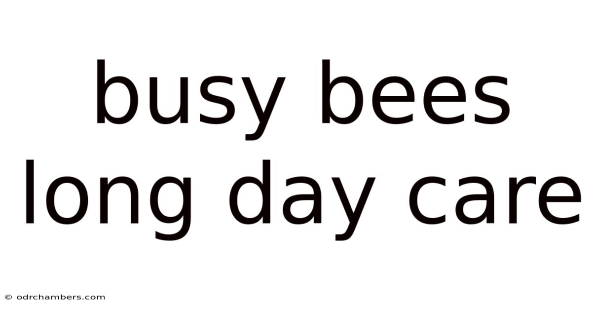 Busy Bees Long Day Care