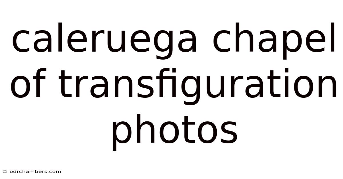 Caleruega Chapel Of Transfiguration Photos