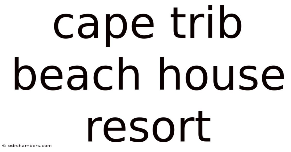 Cape Trib Beach House Resort