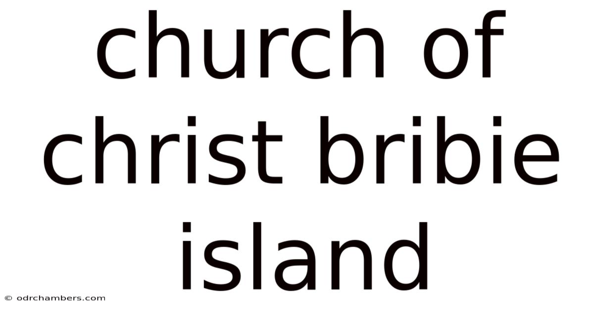 Church Of Christ Bribie Island