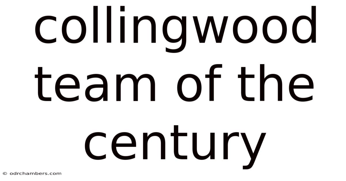 Collingwood Team Of The Century