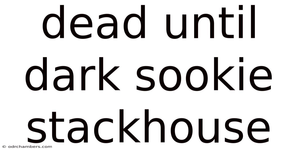 Dead Until Dark Sookie Stackhouse