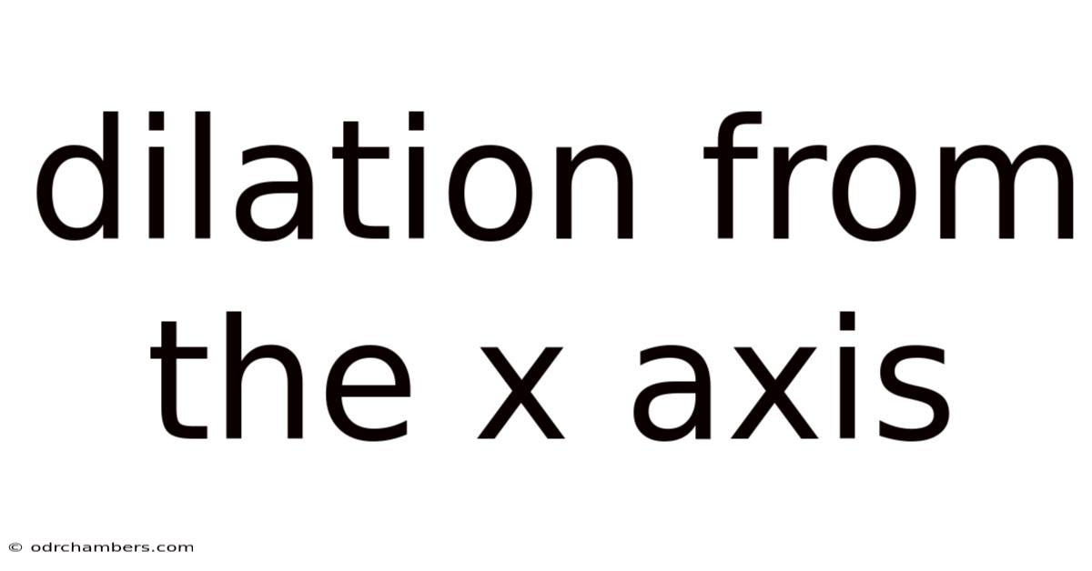 Dilation From The X Axis