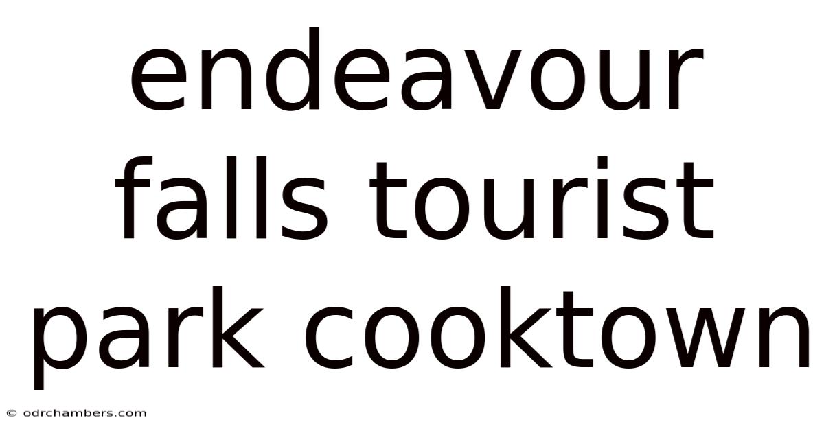 Endeavour Falls Tourist Park Cooktown