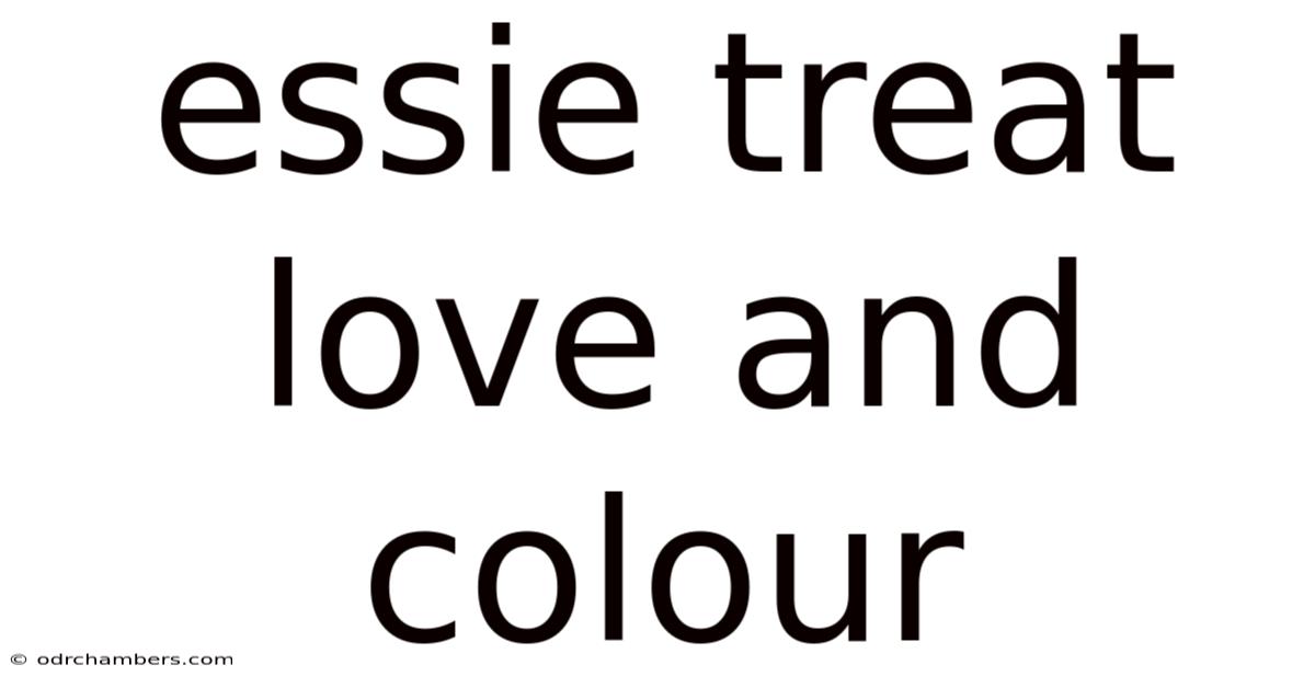 Essie Treat Love And Colour