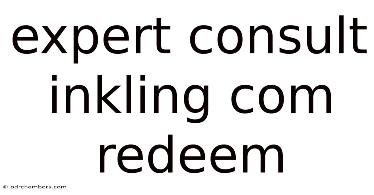 Expert Consult Inkling Com Redeem