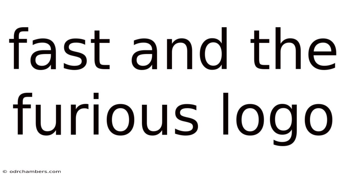 Fast And The Furious Logo