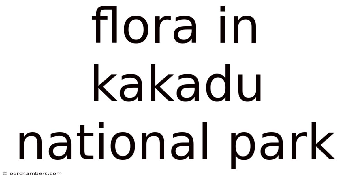 Flora In Kakadu National Park
