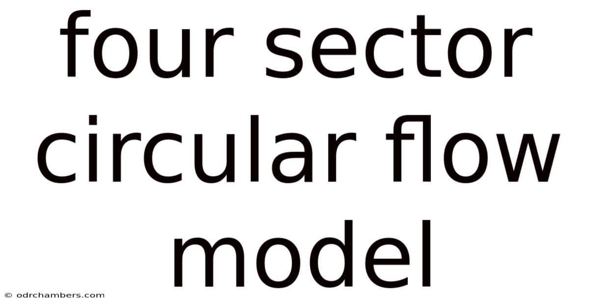Four Sector Circular Flow Model