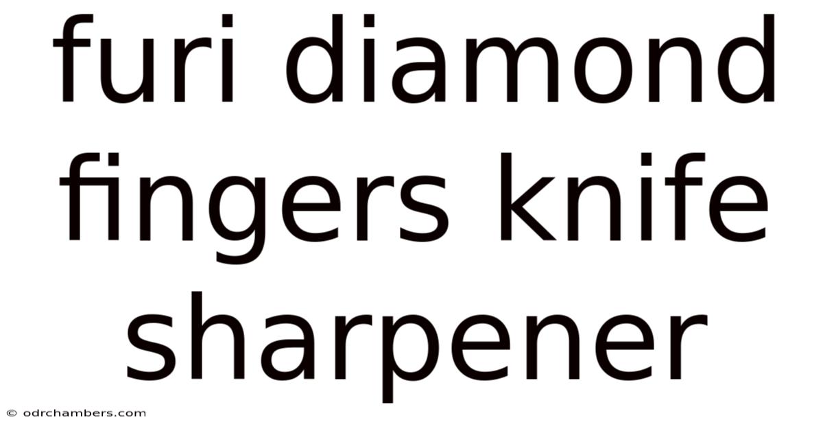 Furi Diamond Fingers Knife Sharpener