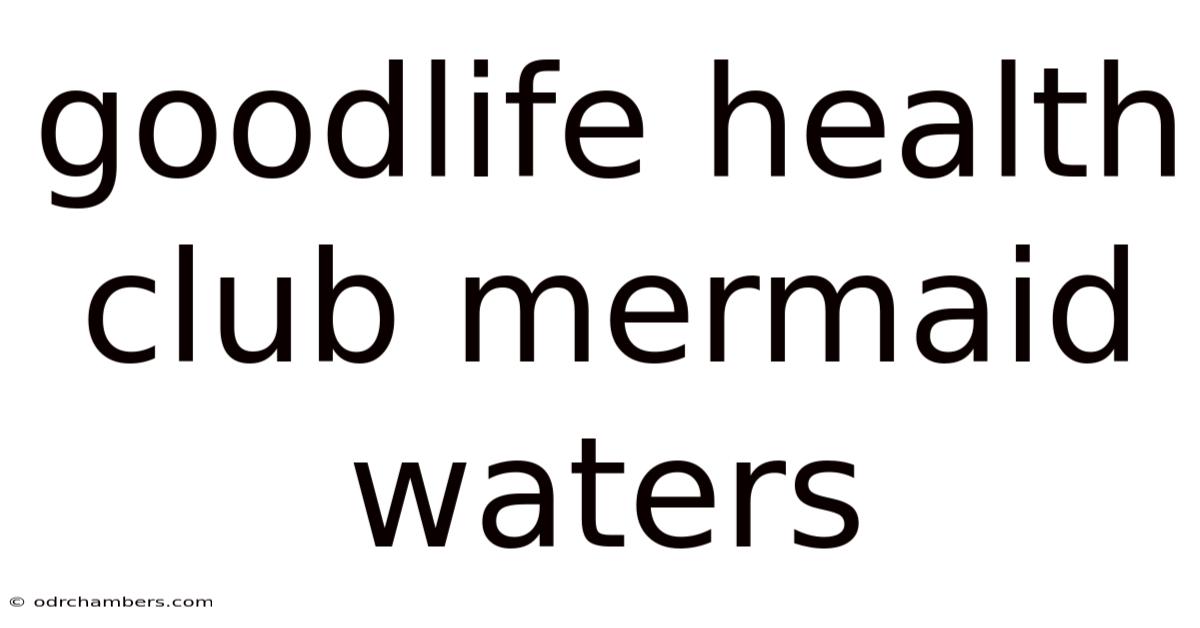 Goodlife Health Club Mermaid Waters