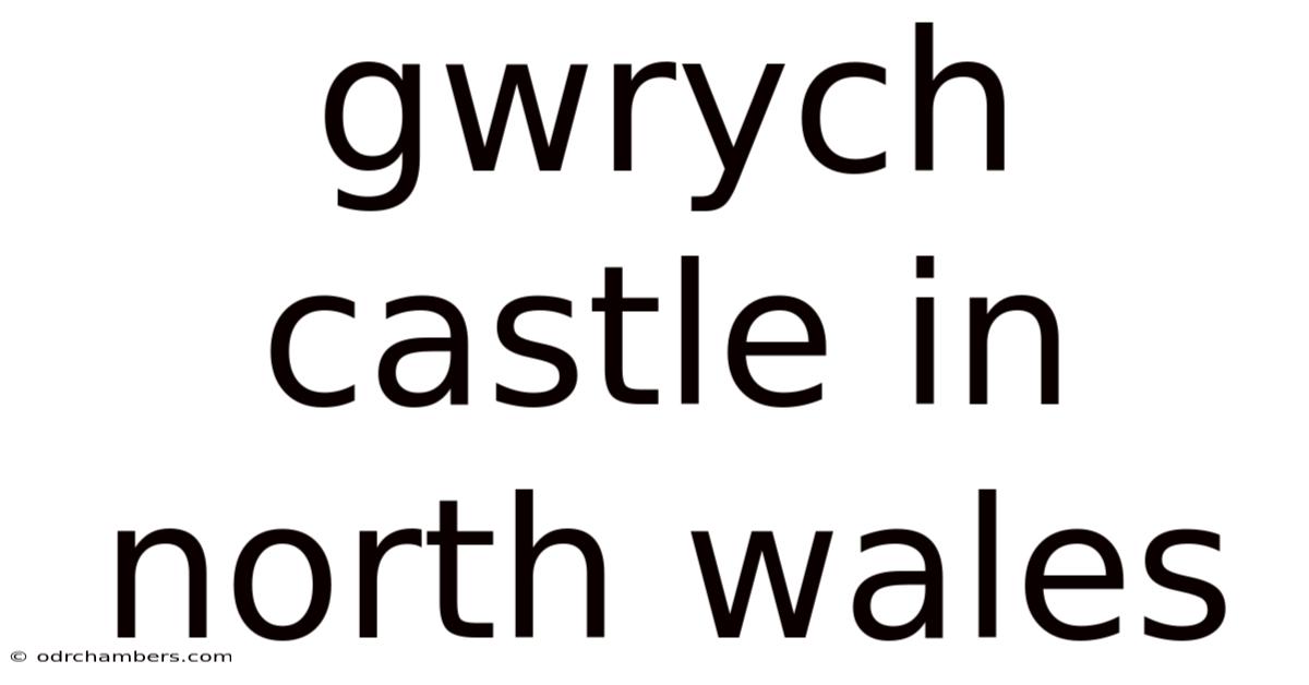 Gwrych Castle In North Wales