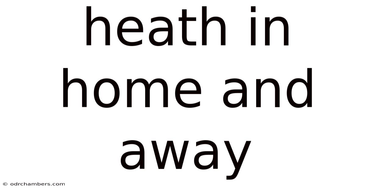 Heath In Home And Away