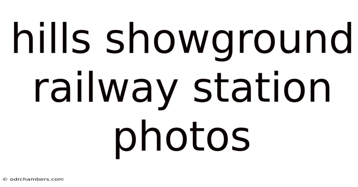 Hills Showground Railway Station Photos