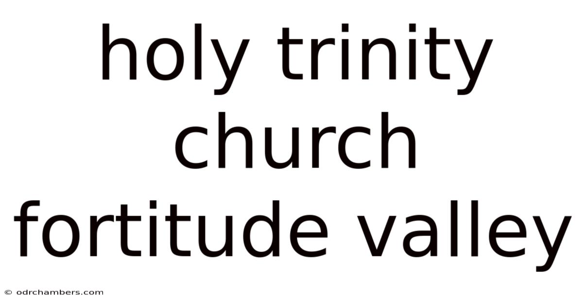 Holy Trinity Church Fortitude Valley
