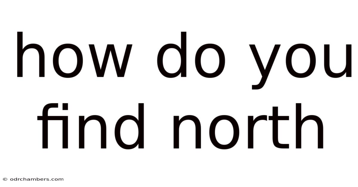 How Do You Find North