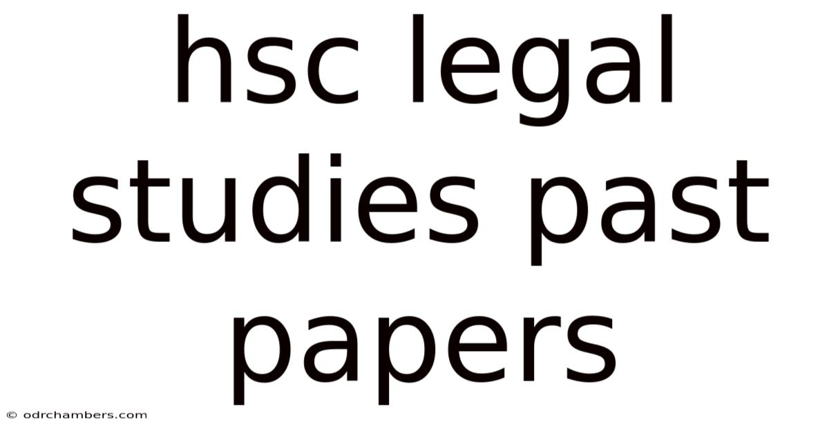 Hsc Legal Studies Past Papers