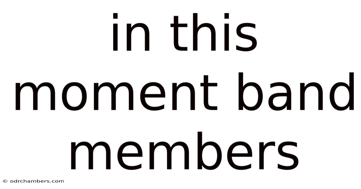 In This Moment Band Members
