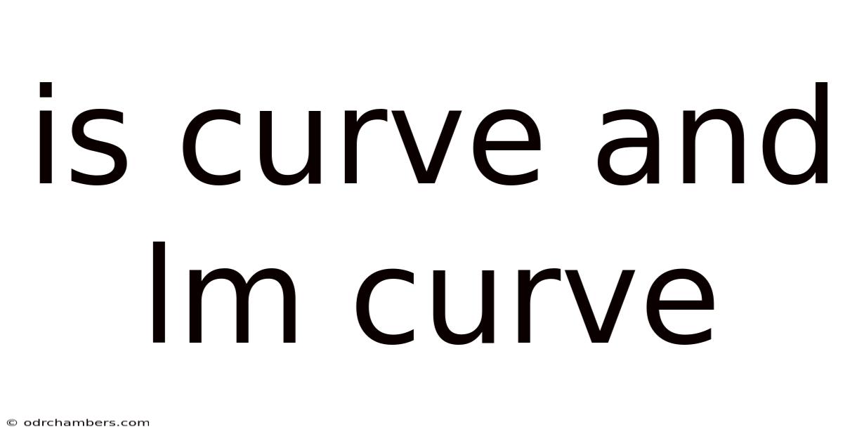 Is Curve And Lm Curve