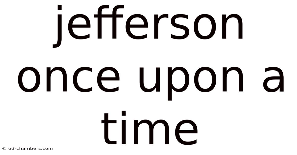 Jefferson Once Upon A Time
