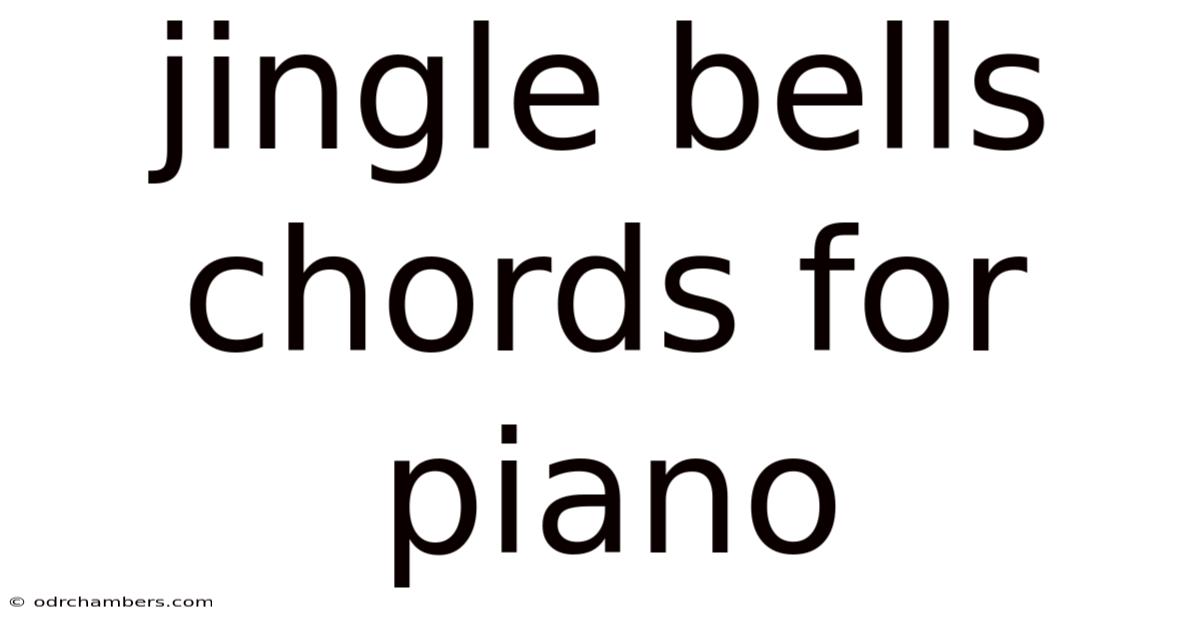 Jingle Bells Chords For Piano