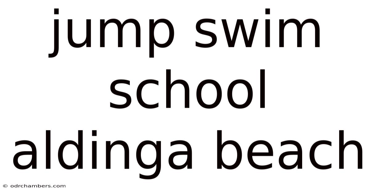 Jump Swim School Aldinga Beach