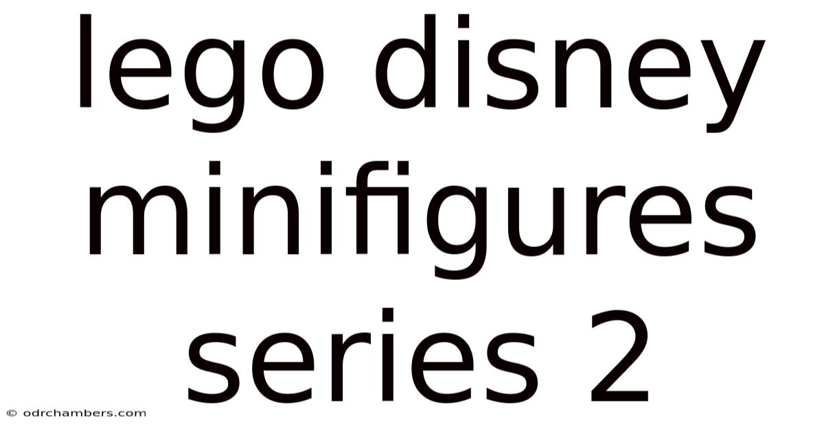 Lego Disney Minifigures Series 2