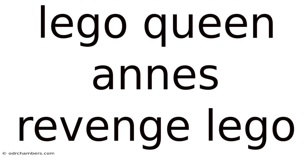 Lego Queen Annes Revenge Lego
