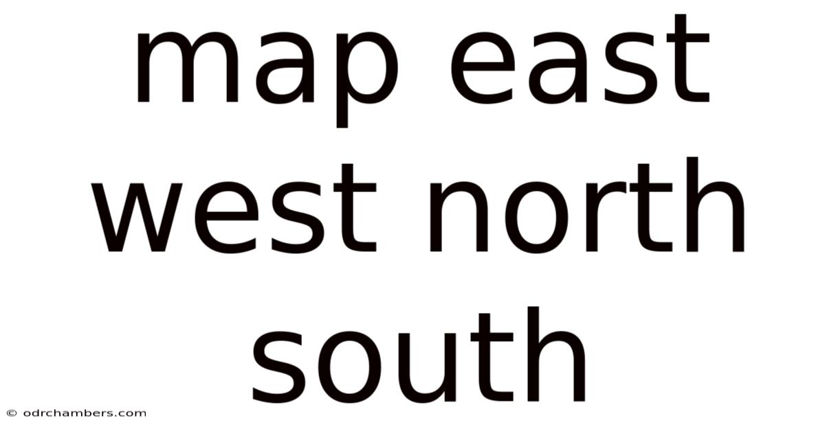 Map East West North South