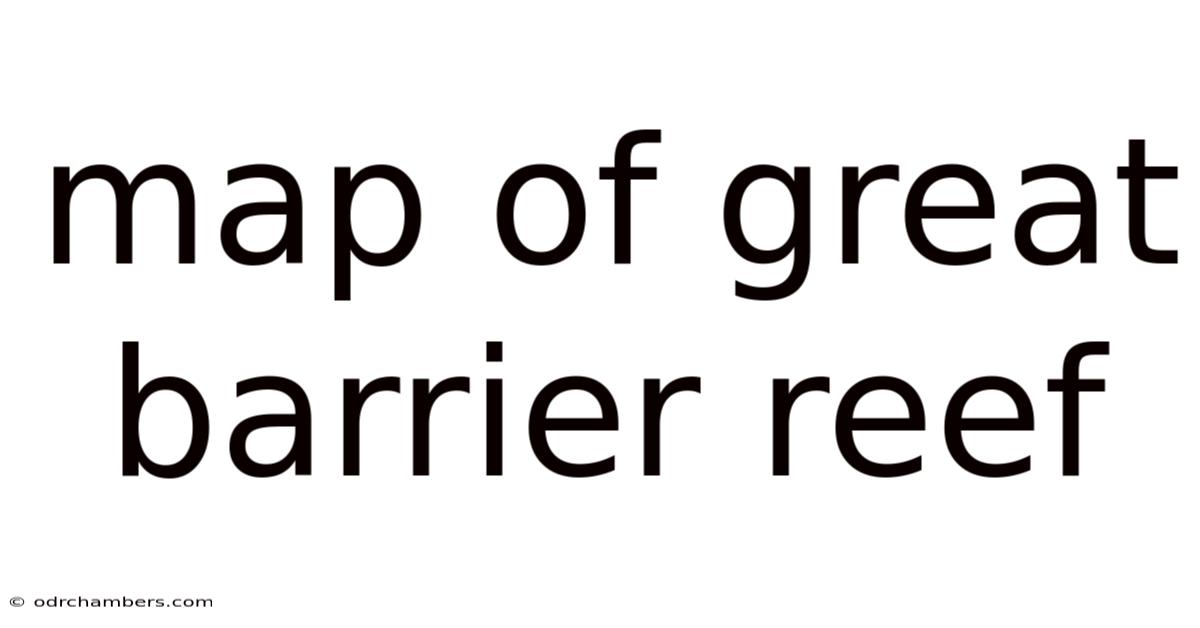 Map Of Great Barrier Reef