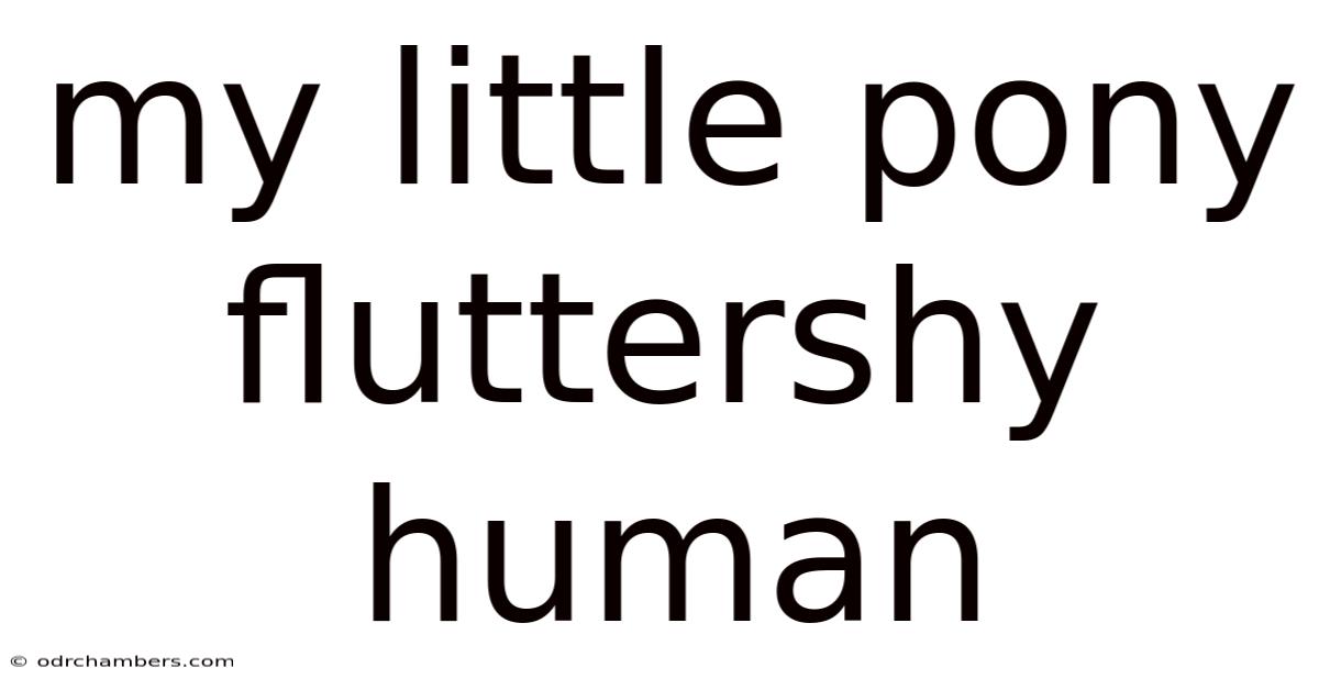 My Little Pony Fluttershy Human