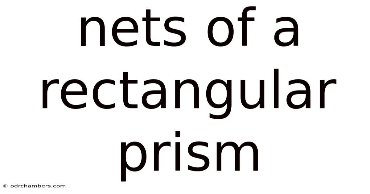 Nets Of A Rectangular Prism