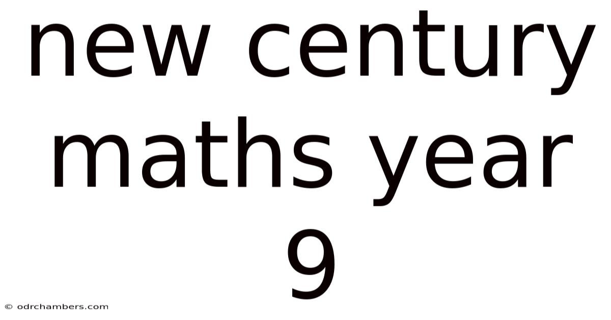 New Century Maths Year 9
