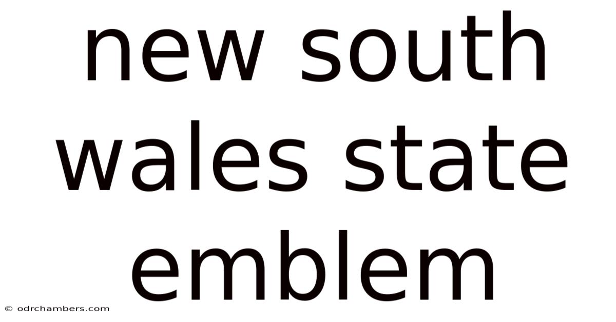 New South Wales State Emblem