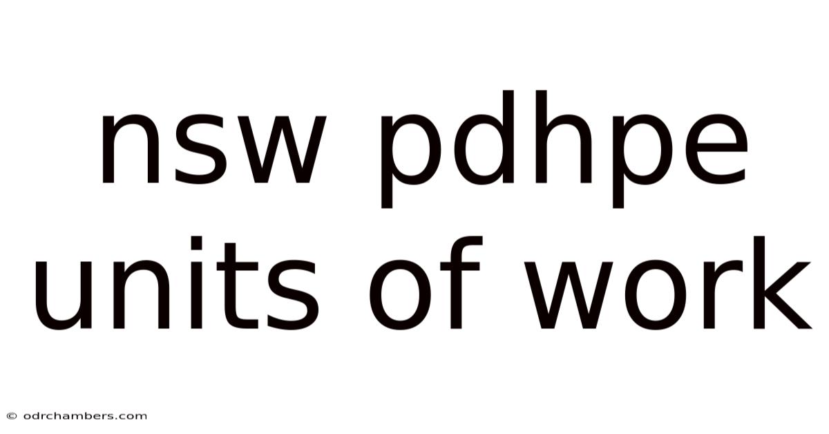 Nsw Pdhpe Units Of Work