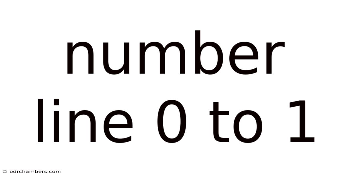 Number Line 0 To 1