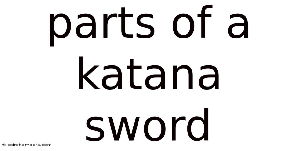 Parts Of A Katana Sword