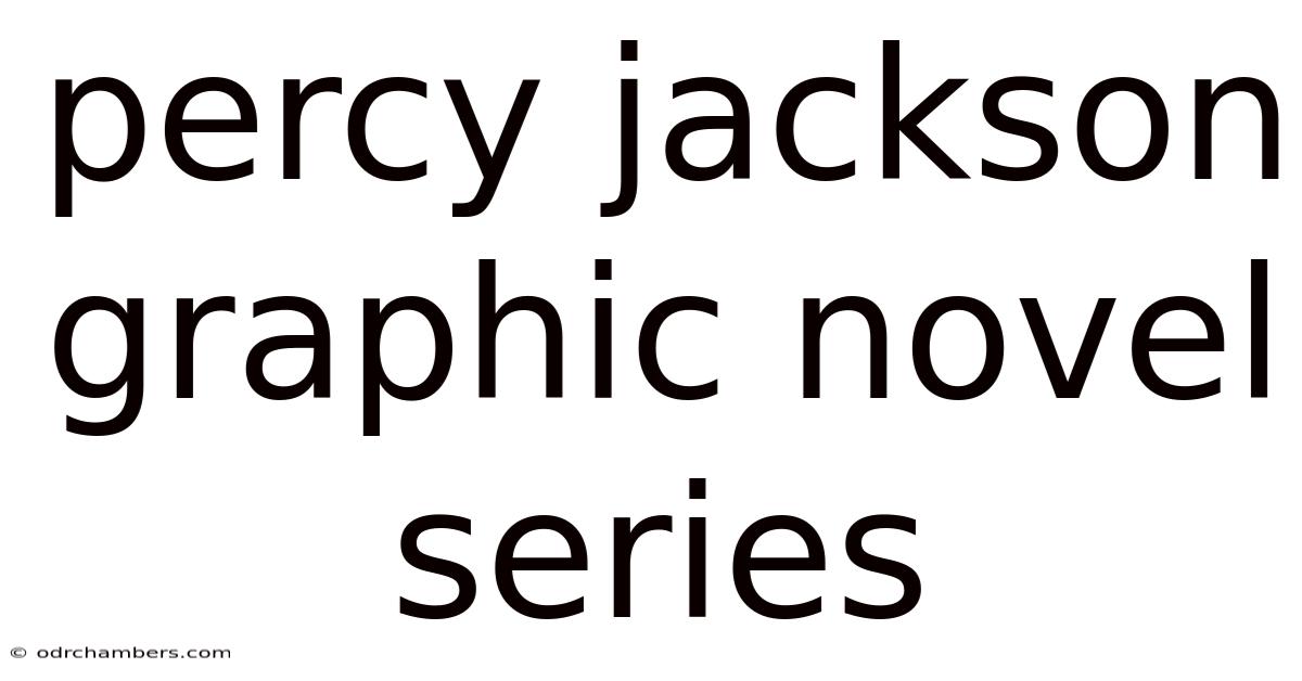 Percy Jackson Graphic Novel Series