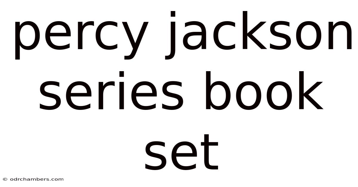 Percy Jackson Series Book Set