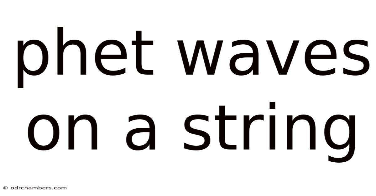 Phet Waves On A String