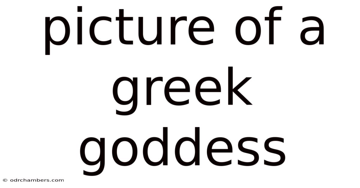 Picture Of A Greek Goddess