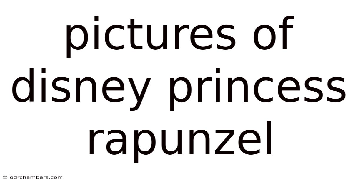 Pictures Of Disney Princess Rapunzel
